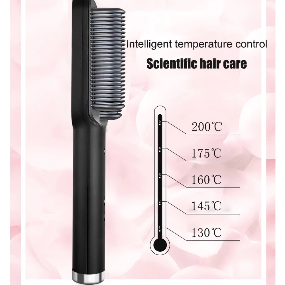 Catok Sisir Pelurus Rambut Hair Straightener Curler 2 in 1 Model SN-901 — 3