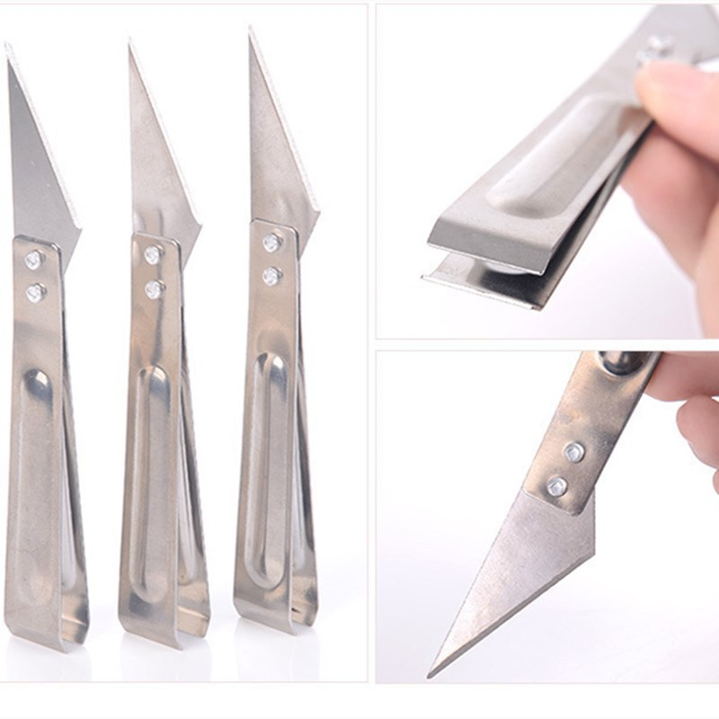 Pinset Alat Pencabut Bulu Ayam 2in1 Stainless Steel 14 cm — 5