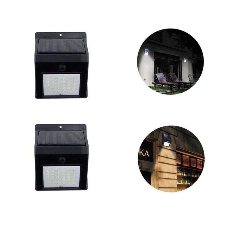 Lampu Taman Tenaga Surya Yang Efisien Energi Sensor Gerak — 7