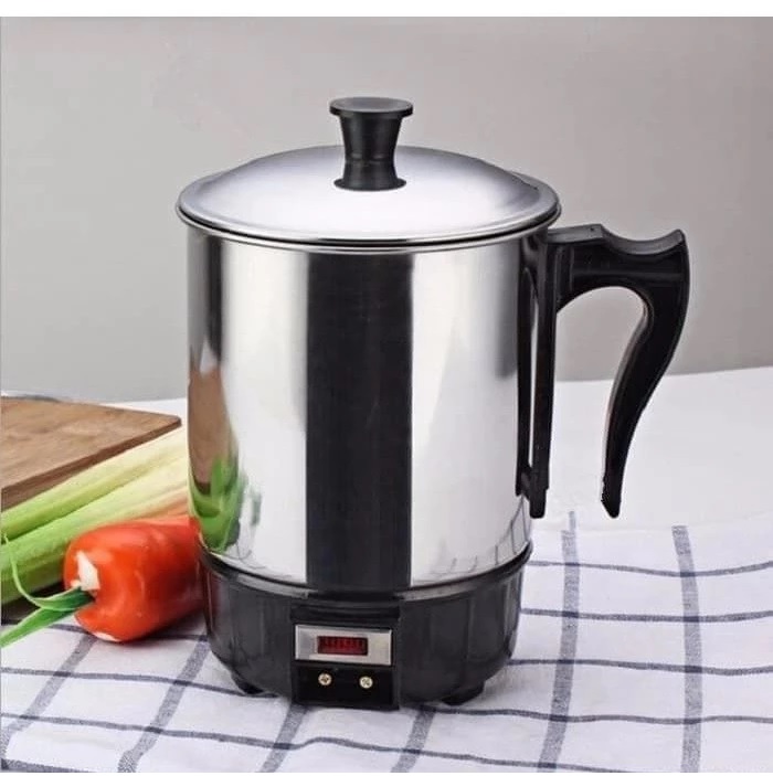 Mug Elektrik Stainless Steel Praktis dengan Daya 220W untuk Kebutuhan Sehari-hari — 2