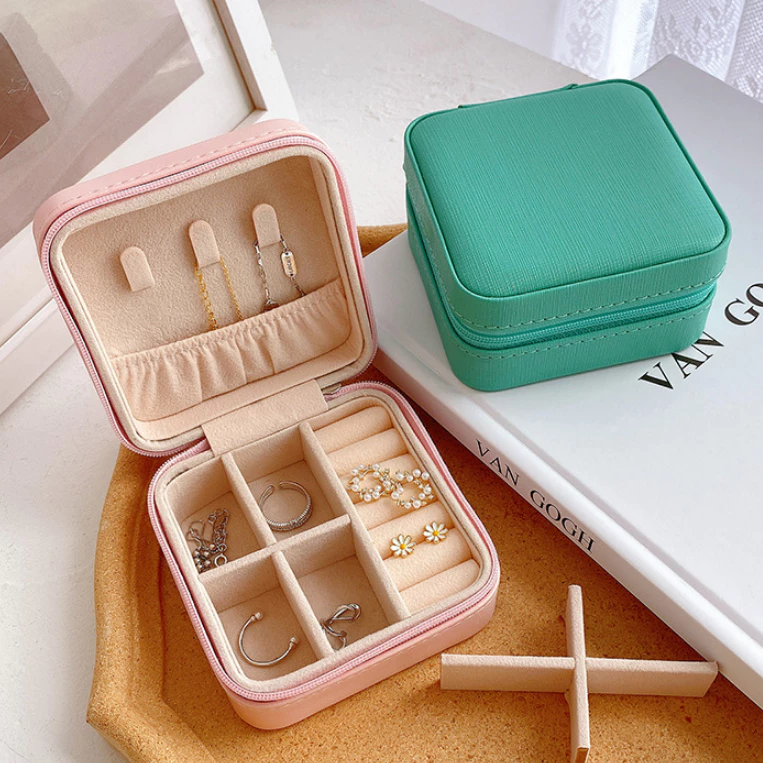 Box Penyimpanan Anting Kalung Aksesoris Perhiasan Simple Cantik Elegan — 3