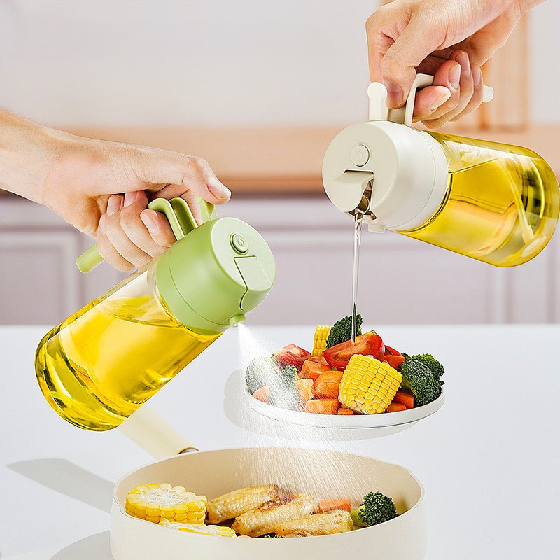 Botol Minyak Goreng Kecap Cuka Kaca Bahan Tebal Kapasitas 630ml — 6