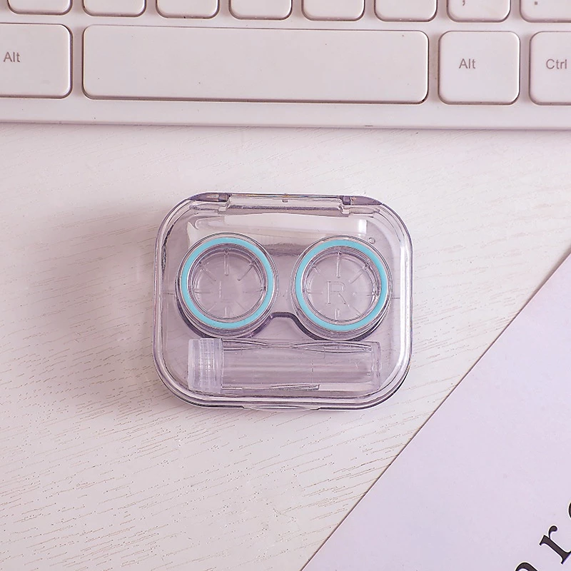 Softlens Case Bening Plastik Tempat Kontak Lensa Mata Tabung Penjepit — 8