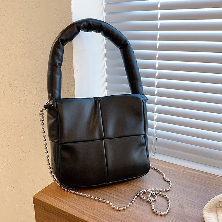 Tas Bahu Wanita Shoulder Puffy Bag Mini Kotak Fashion Style Kekinian — 7