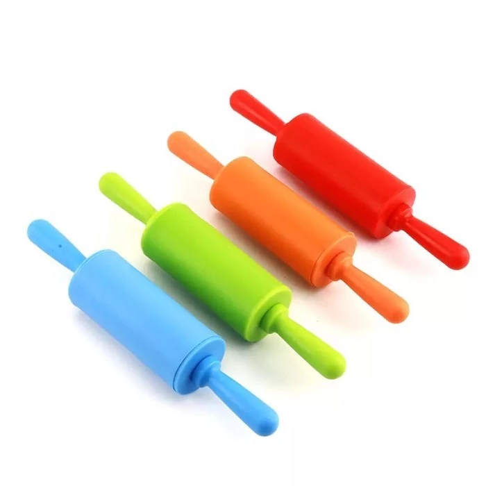 Alat Penggiling Rolling Pin Plastik Adonan Roti Praktis Multifungsi — 8