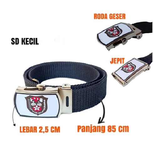 Gesper Sabuk Ikat Pinggang Anak Sekolah SD, SMP, SMA, Pramuka Nylon — 6