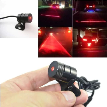 Lampu LED Laser Merah Motor Mobil Foglamp Rear Fog Light Safety — 7