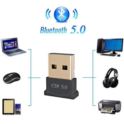 Mini Bluetooth CSR 5 Wireless Device Adapter Mouse Computer — 2