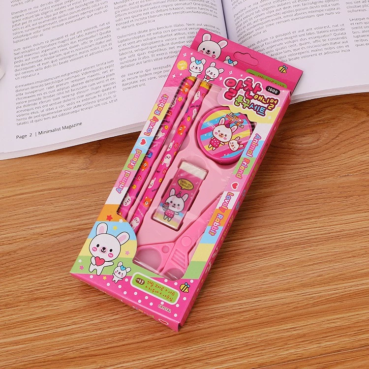 stationary set Alat Tulis Lucu Dengan Character 5 pcs — 2