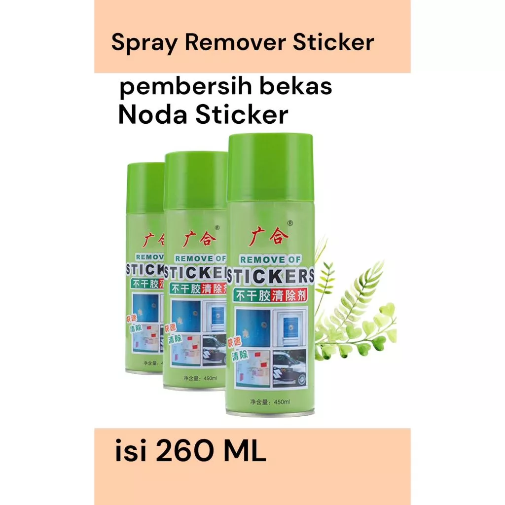 Spray Penghapus Noda Cat Serta Bekas Lem Sticker Aman dan Praktis