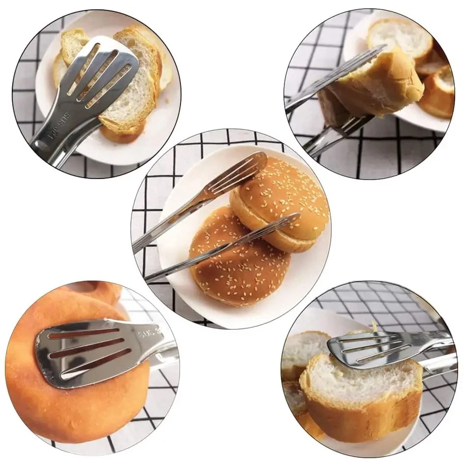Capitan Makanan Stainless Steel Alat Cepat Mengambil Makanan Higienis — 6