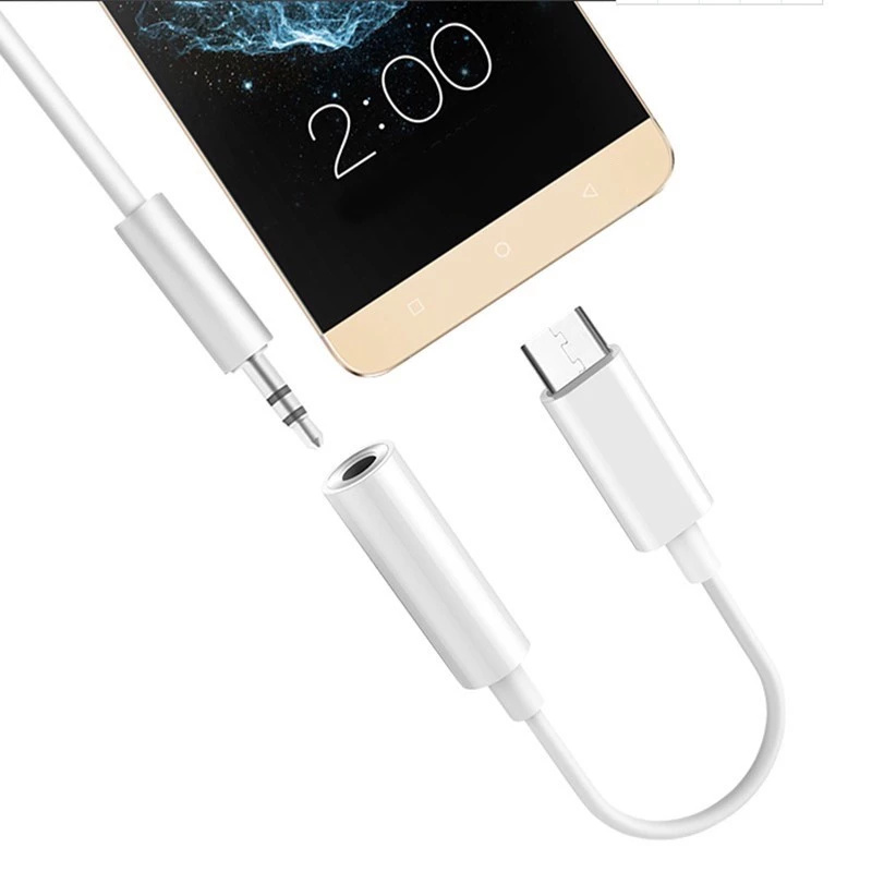 Converter Type C To Aux Jack 3.5mm Adapter Audio Earphone Speaker — 7