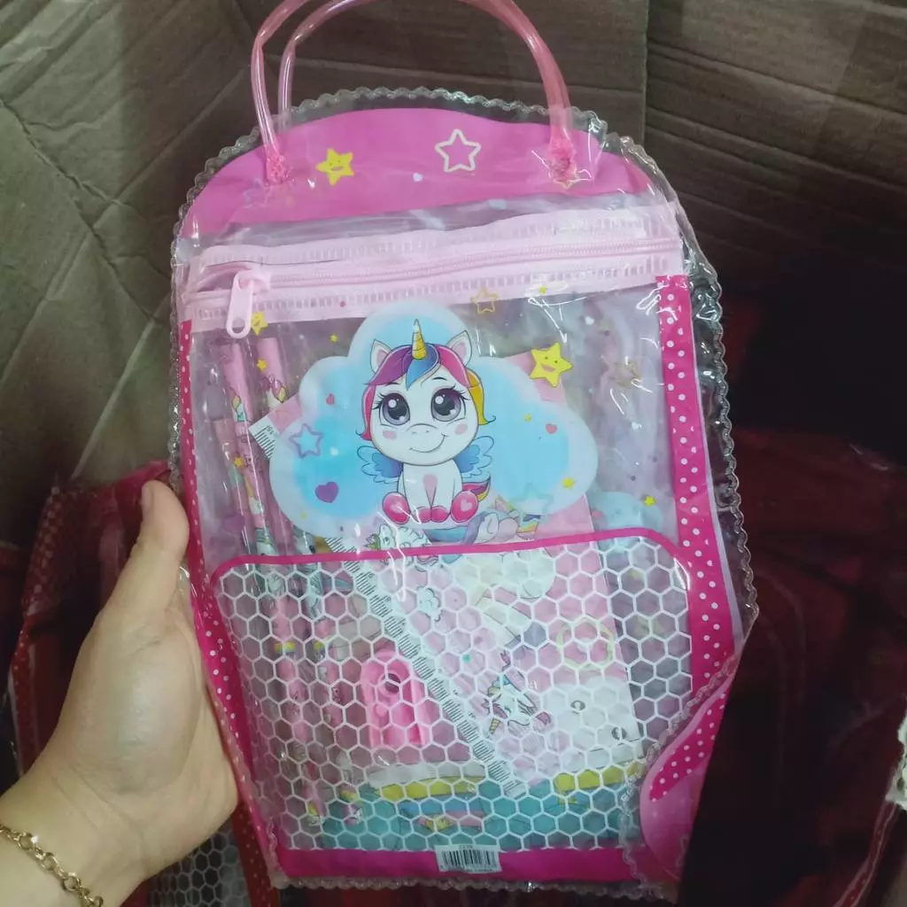 Stationery Set 6 in 1 Free Alat Tulis Beserta Bag untuk Anak Sekolah — 5