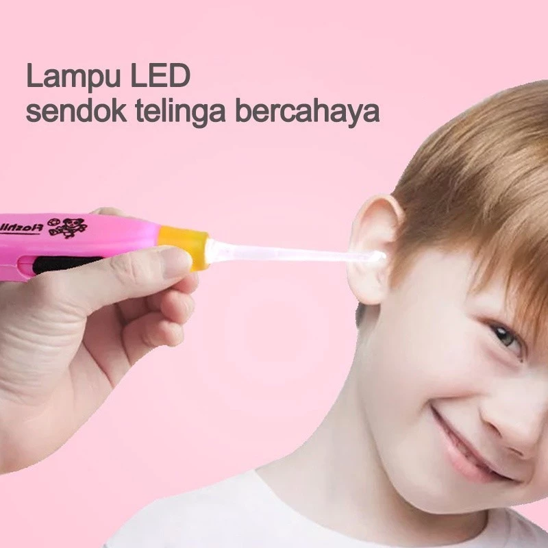 Korek Kuping Lampu Led Korek Telinga Lampu Plastik Anak — 7