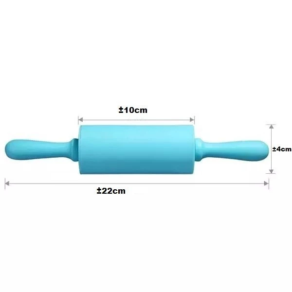 Alat Penggiling Rolling Pin Plastik Adonan Roti Praktis Multifungsi — 6