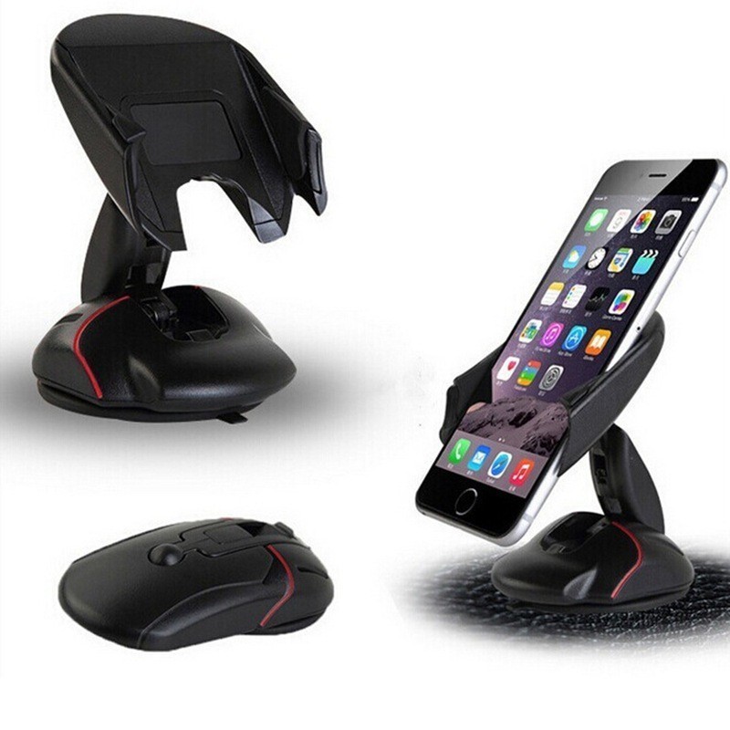 Car Holder Phone Stand Lipat Bentuk Mouse Holder HP pada Mobil 6 inch — 3