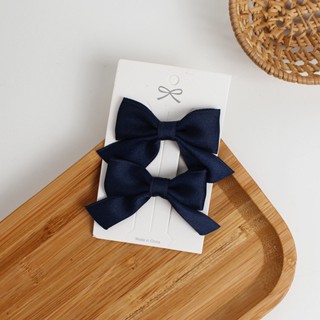 Jepit Rambut Pita Anak Lucu 2 in 1 Hair Pin Ribbon Cute Korea Style