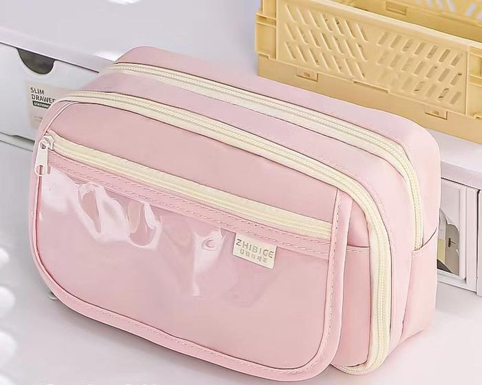 Tempat Pensil Korea Jumbo Aesthetic Premium Kapasitas Super Besar