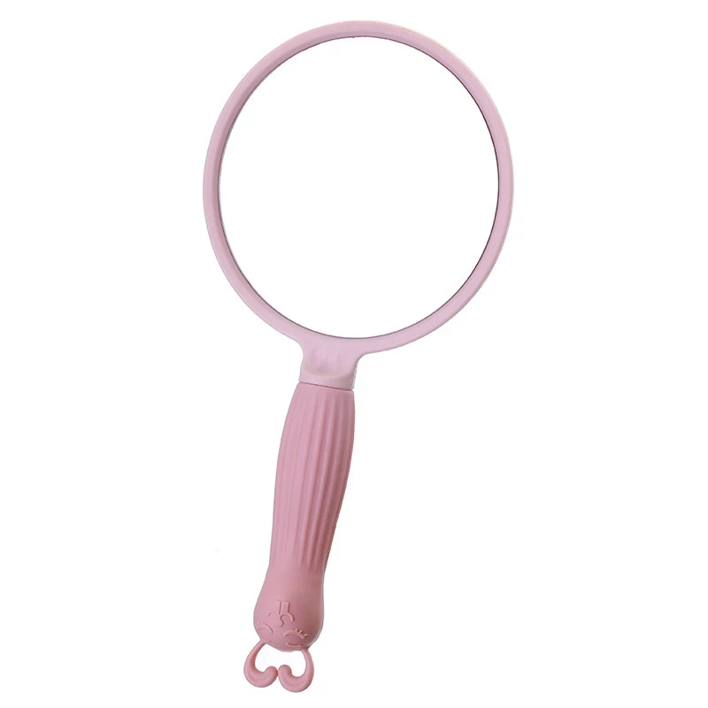 Cermin Makeup Perempuas Beauty Mirror Portbale Genggam Bulat Lucu