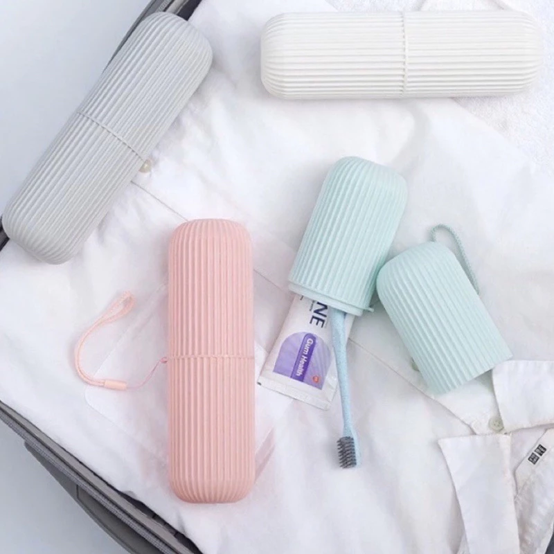 Tempat Sikat Gigi Travel Set Toothbrush Case Pastel Portable — 6