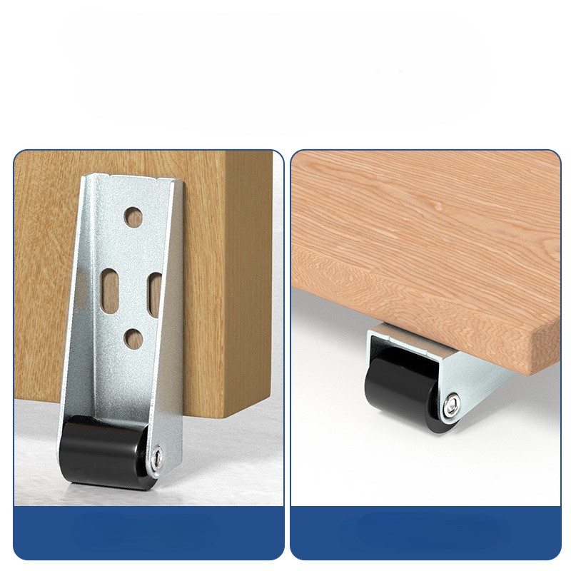 Roda Pendukung Bawah Pintu Lemari Geser Sliding Roller Katrol Furnitur — 5