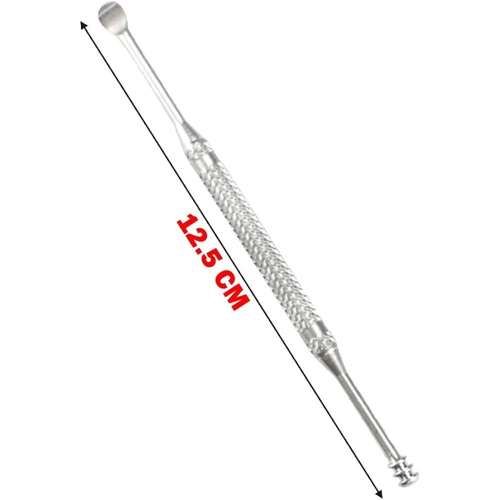 Korek Pembersih Kuping Besi Stainless Steel Spiral Per Spring 3 In1 — 6