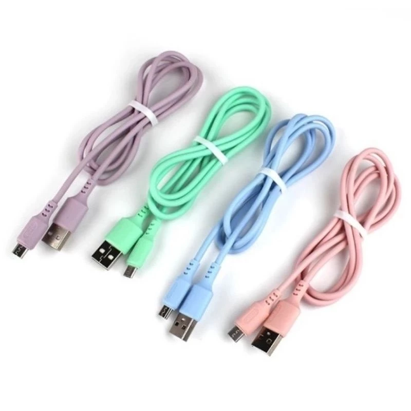 Kabel Data Charger Macaron Efisien Micro USB & Type C Fast Charging — 10