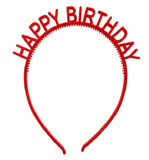 Bando Ulang Tahun Desain Happy Birthday Warna Warni Gaya Korea — 10