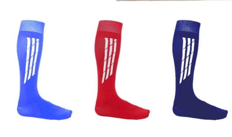 Kaos Kaki Sepak Bola Futsal Panjang Bergaris Pria Dewasa Olahraga — 4