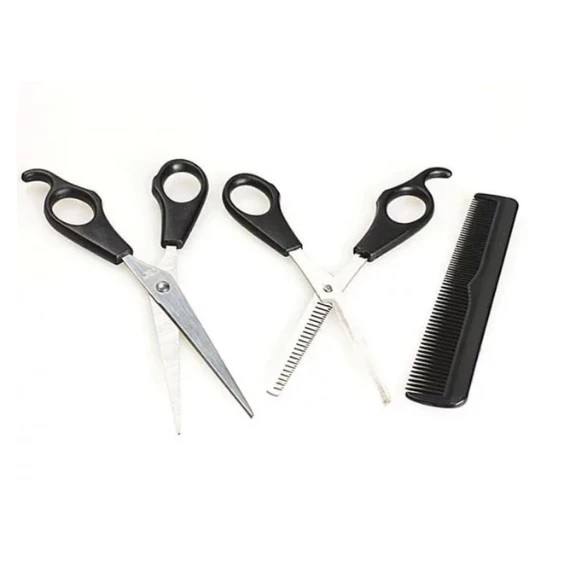 Gunting Sisir Sasak Set Alat Potong Rambut 3 in 1 Peralatan Styling — 3