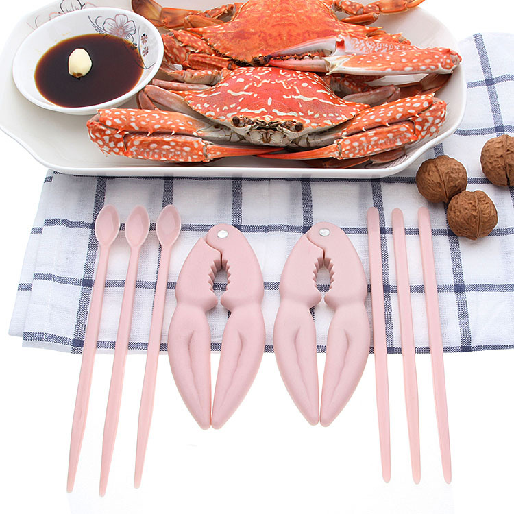 Set Tang Capit Penjepit Cangkang Kepiting Crab Cracker — 8