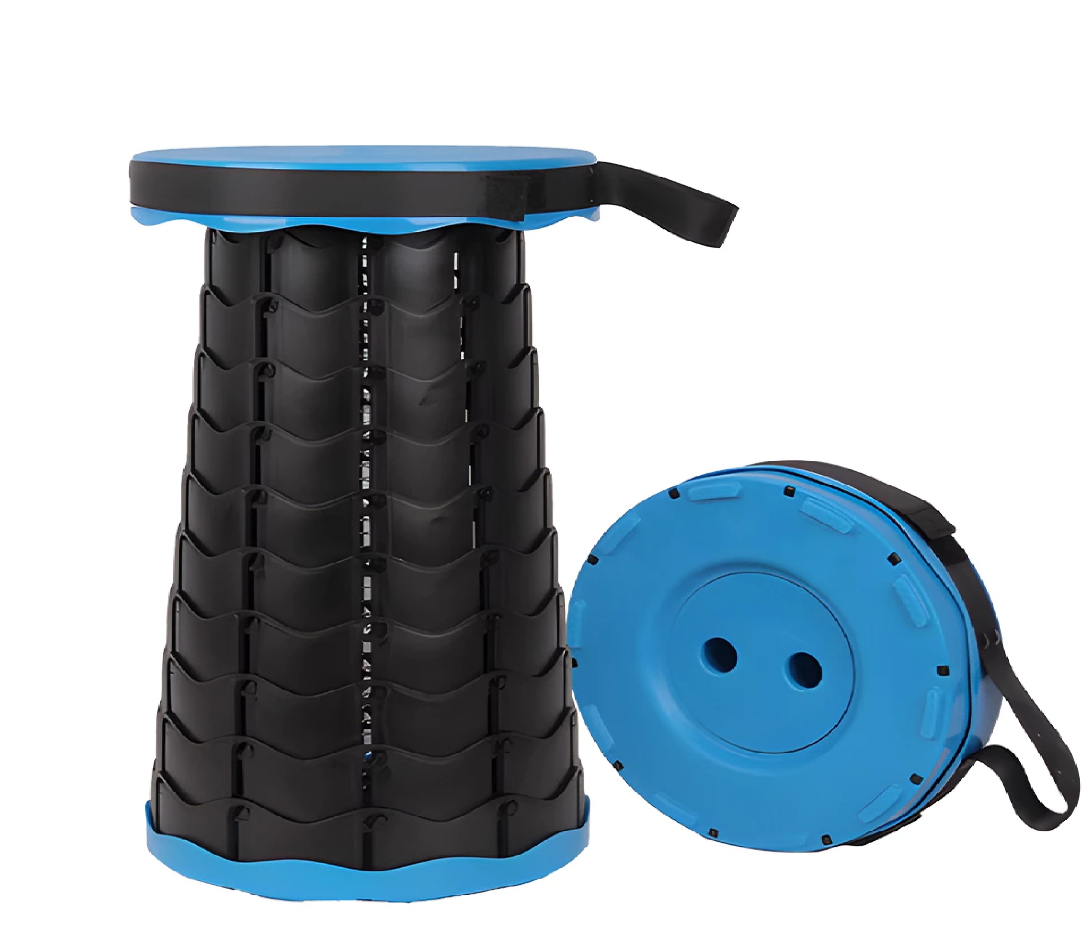Kursi Bulat Lipat Teleskopik Outdoor Santai Camping Traveling Portable — 7