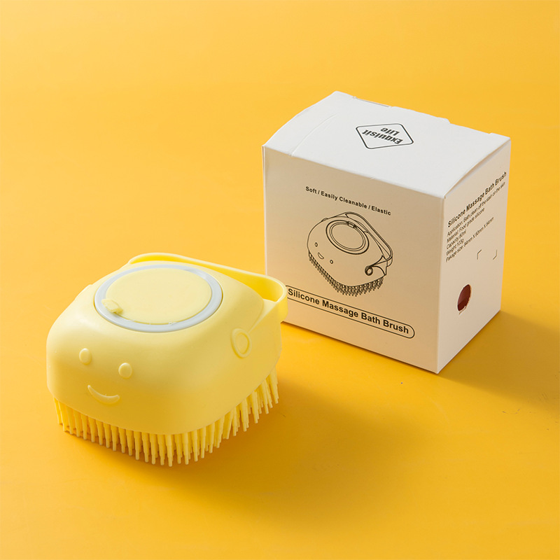 Sikat Pembersih Badan Bath Brush Silicone Halus Yang Aman Kulit — 6