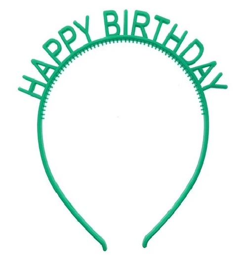 Bando Ulang Tahun Desain Happy Birthday Warna Warni Gaya Korea — 8