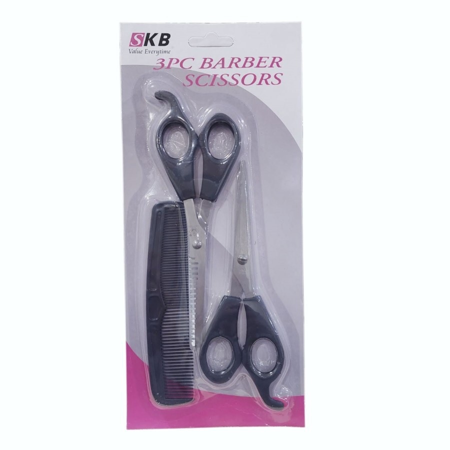 Gunting Sisir Sasak Set Alat Potong Rambut 3 in 1 Peralatan Styling