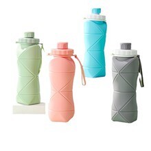 Botol Air Minum Silikon Lipat 700ml Bebas BPA Praktis dan Anti Bocor — 10