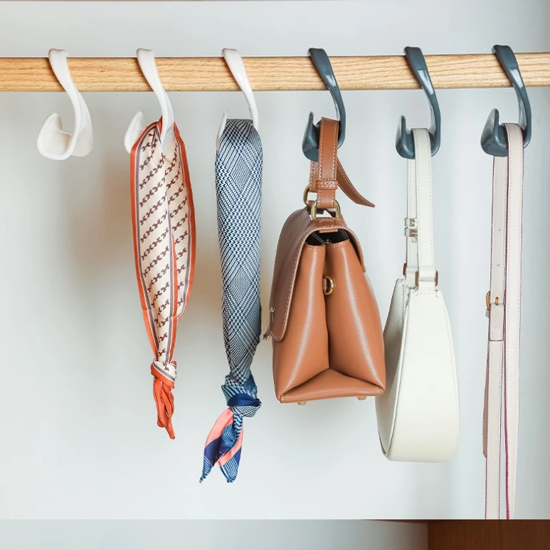 Gantungan Lengkung Tas Bando Topi Serbaguna Bag Hanger Organizer — 10