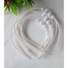 Bando Mutiara Korea Headband Permata Elastis dan Nyaman — 6