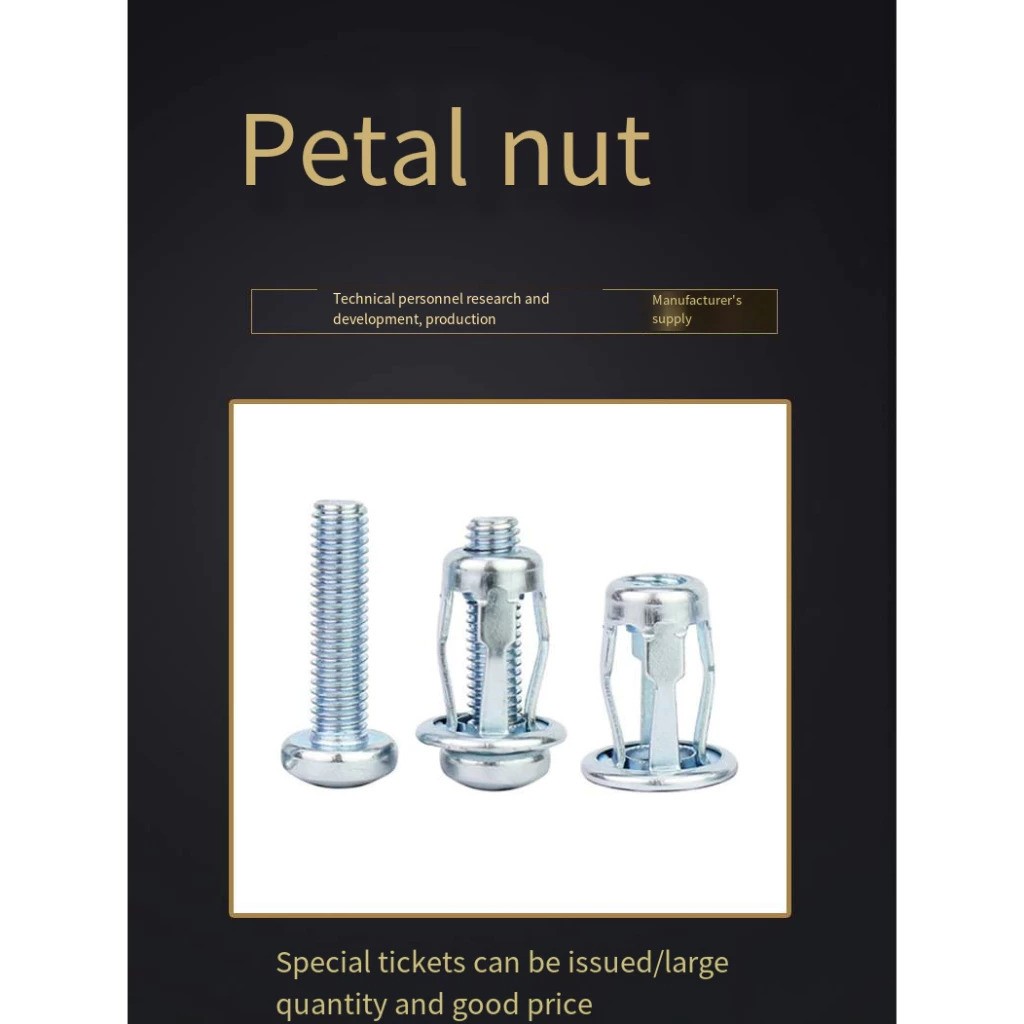 Jack Nut Besi Galvanis  M4 M5 M6 Lengkap dengan Baut Pengencang — 6