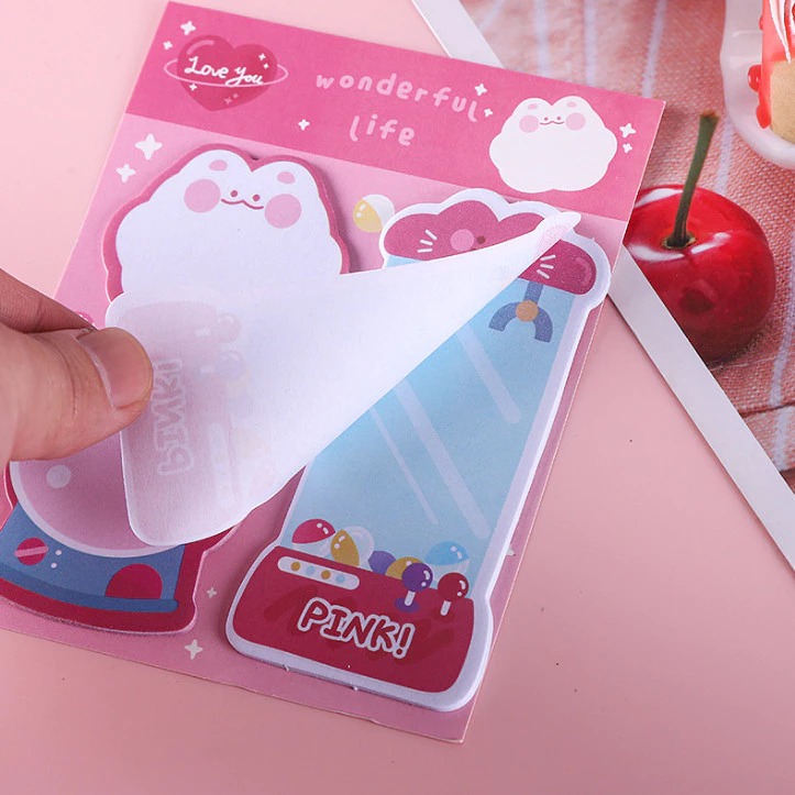 Sticky Note Transparan Kertas Memo Kantor Sekolah Lucu Aesthetic — 10