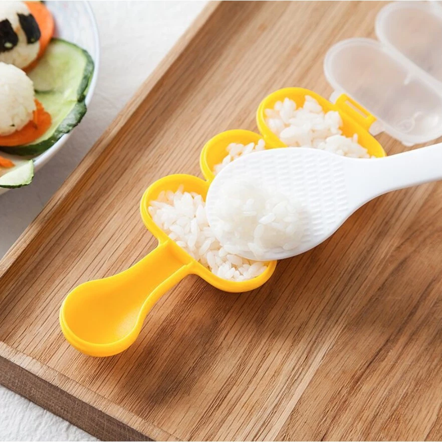 Cetakan Nasi Bulat Bento Rice Ball Shaker 2in1 — 10