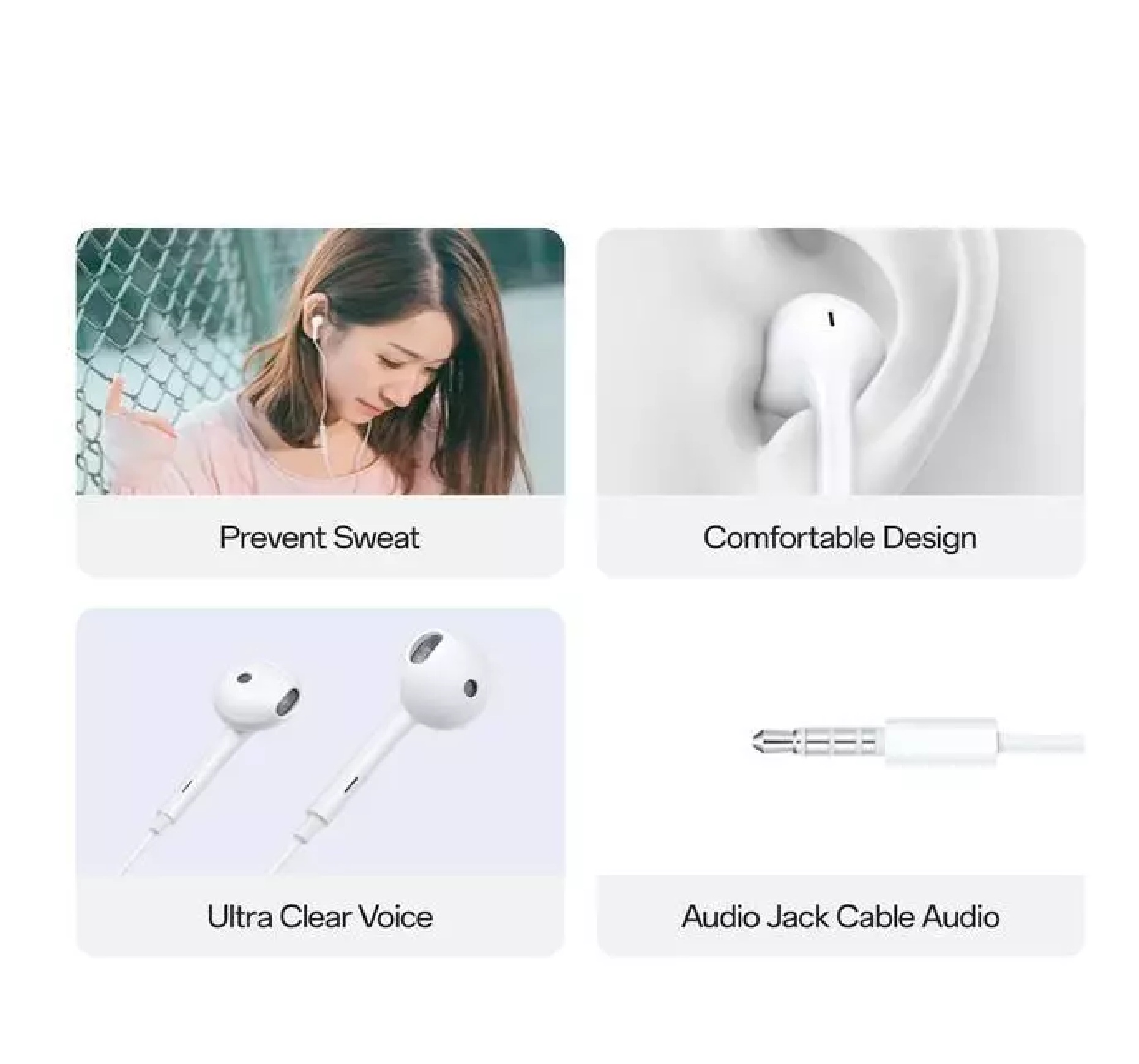 Headset Earphone Kabel MH135 Suara Jernih Nyaman Dipakai — 4