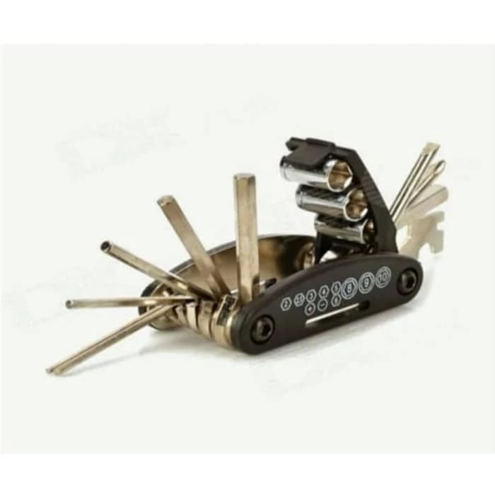 Kunci Obeng 16 in 1 Shock Tools Alat Perbaikan Sepeda Multifungsi — 6