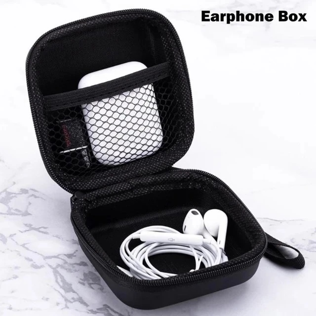 Pouch Headset Mini Dompet Tempat Kabel Charger Multifungsi Serbaguna — 4
