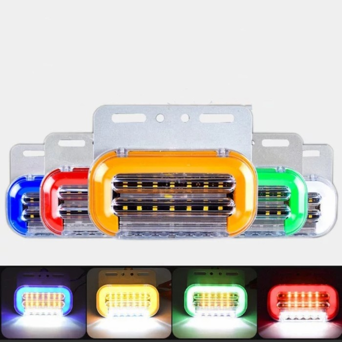 Lampu LED Mobil Bak Box Truck Sein Running Bright Light Hemat Energi — 2