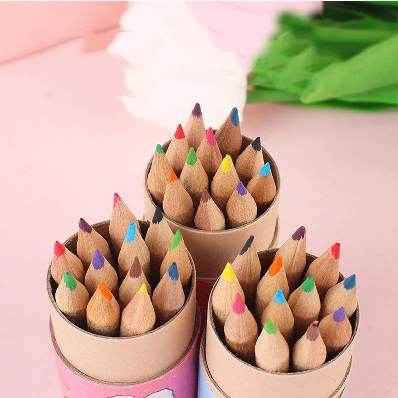 Pensil Warna & Peraut Pensil Warna 12 Pilihan Warna — 5