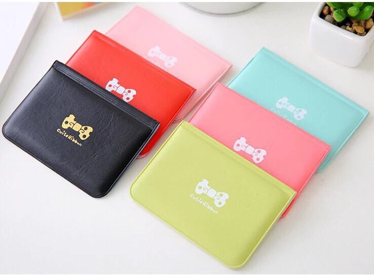 Dompet Kartu Card Wallet Ribbon Lucu Cute Bahan Kulit 12 Slot — 8