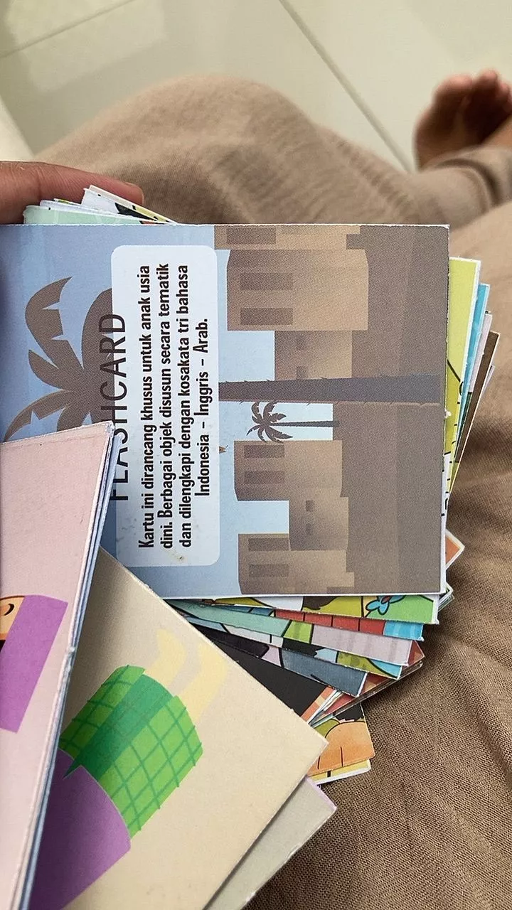 Flash Card Kartu Pintar Belajar Anak Mainan Edukasi Sekolah PAUD TK SD — 10