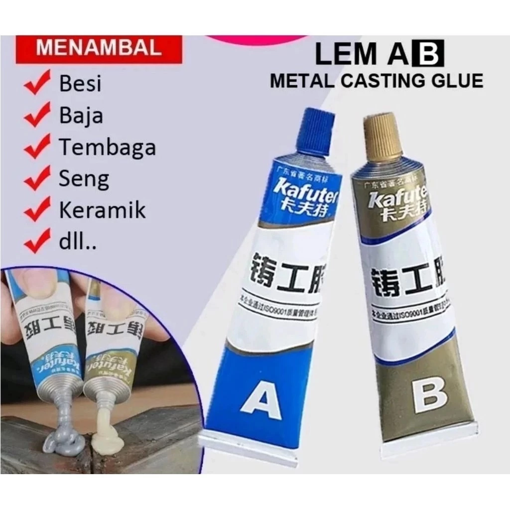 Lem Epoxy Penambal Logam Super Kuat untuk Perbaikan dan Rekatan Cepat — 5