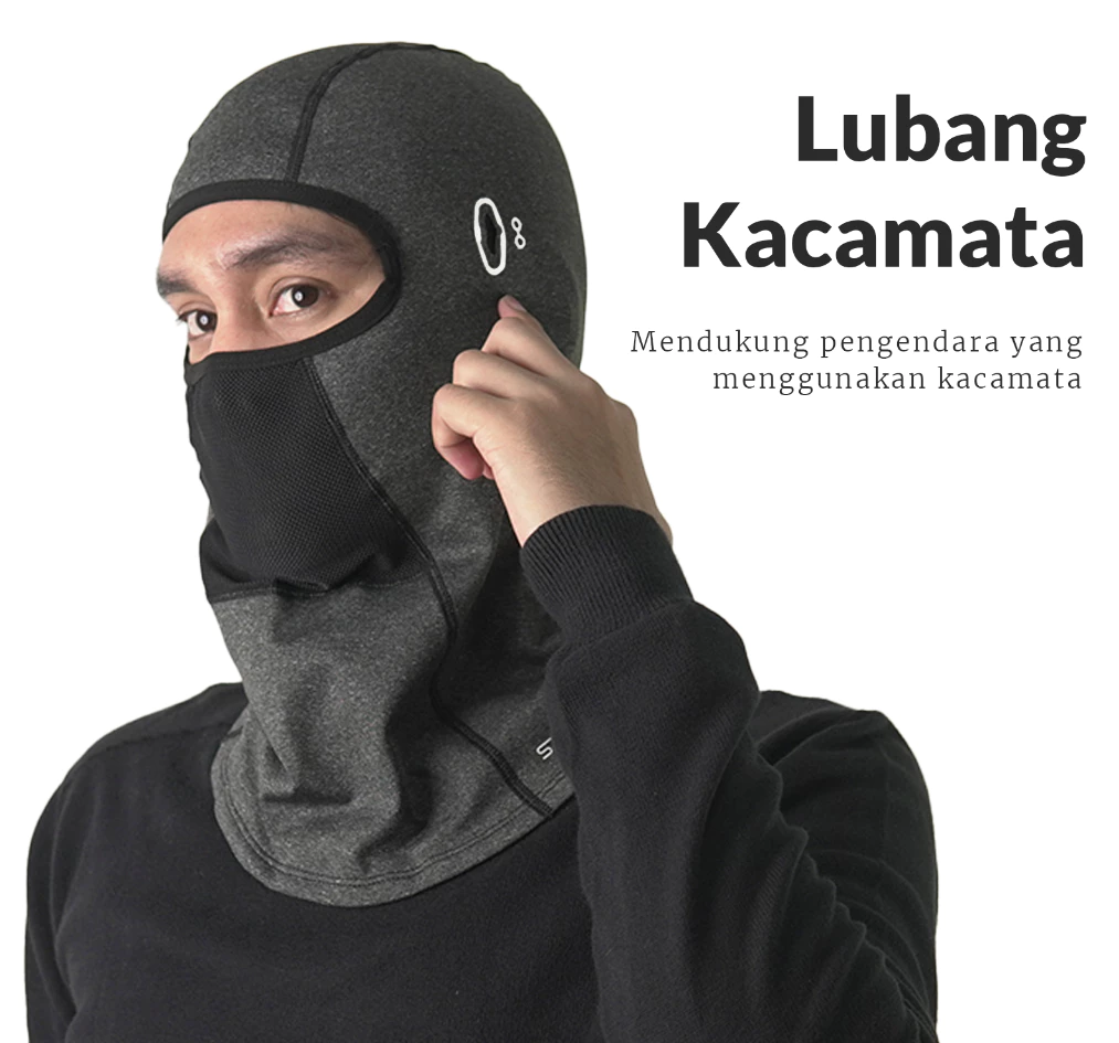 Buff Panjang Face Mask Slayer Motor UV Penutup Kepala Outdoor Sport — 4
